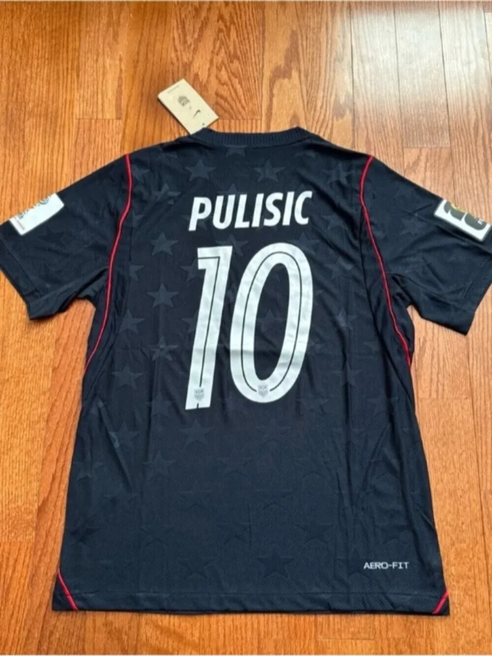 Nike Men’s Christian Pulisic #10 Black Soccer Jersey